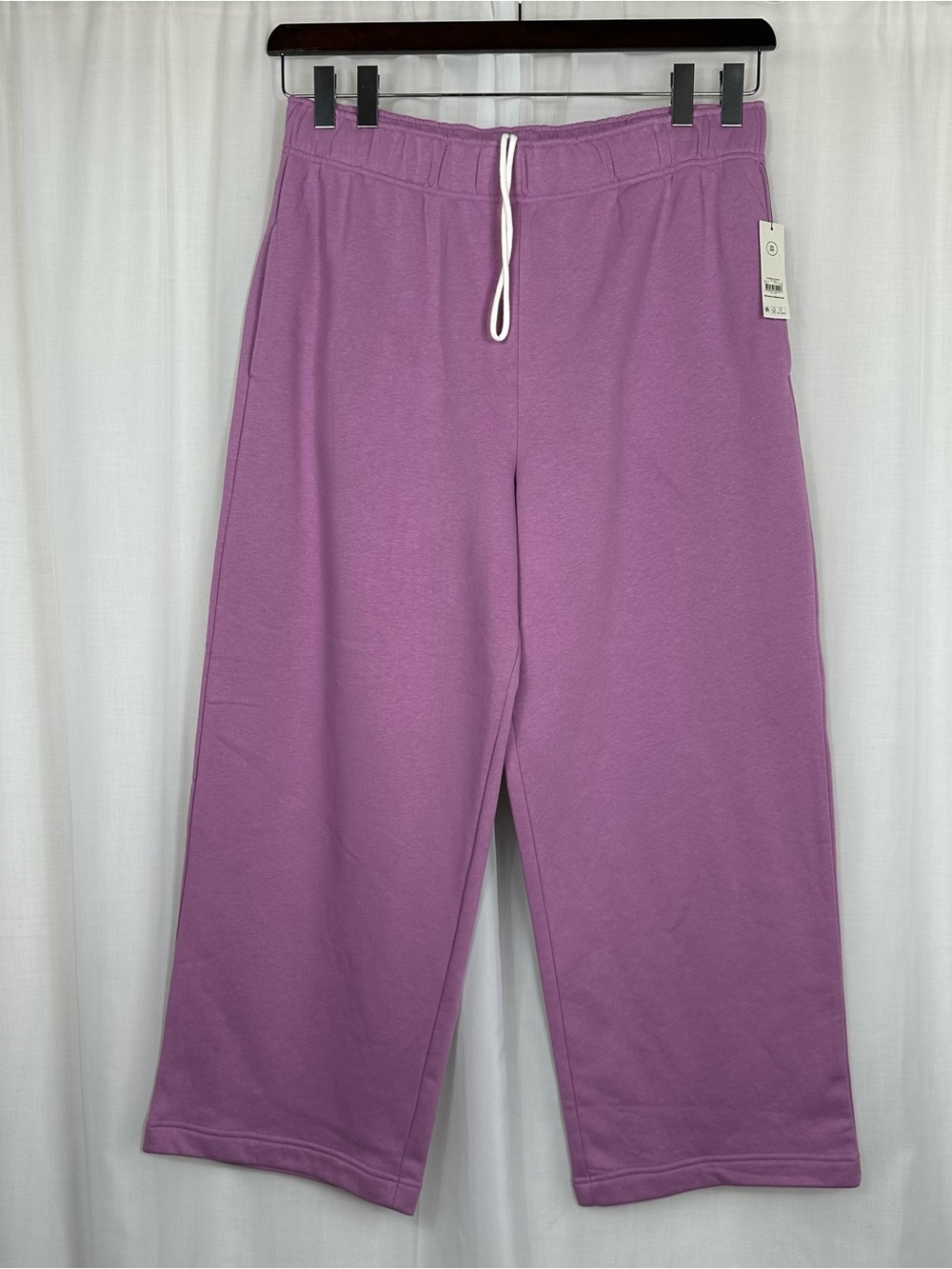 NWT No Boundaries Wide Leg Fleece Sweatpants Pants Purple Plus Size XXL 20